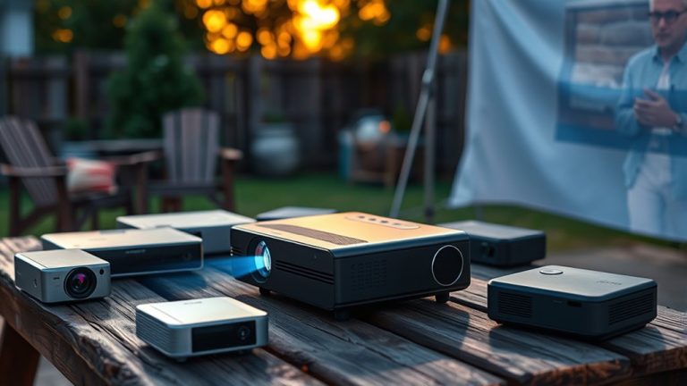 top portable wireless projectors