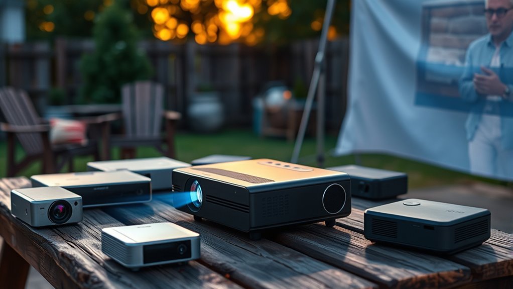 top portable wireless projectors