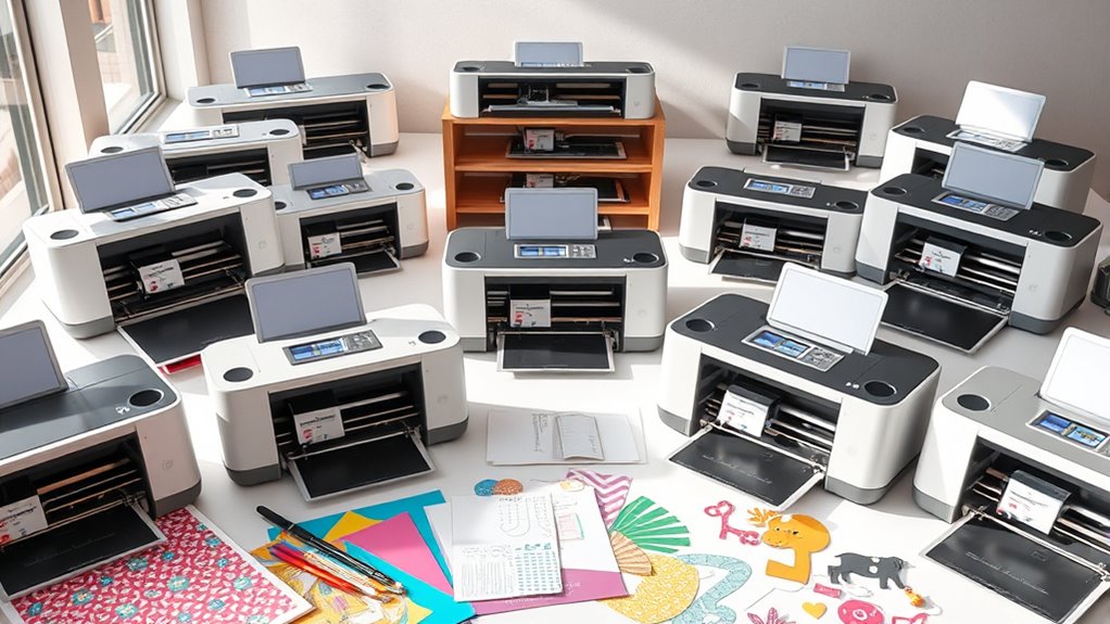 top printer cutting devices