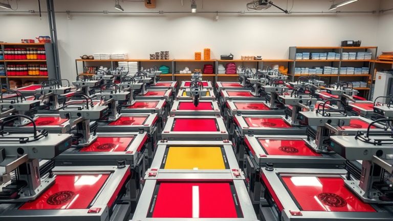 top printer screen printing machines