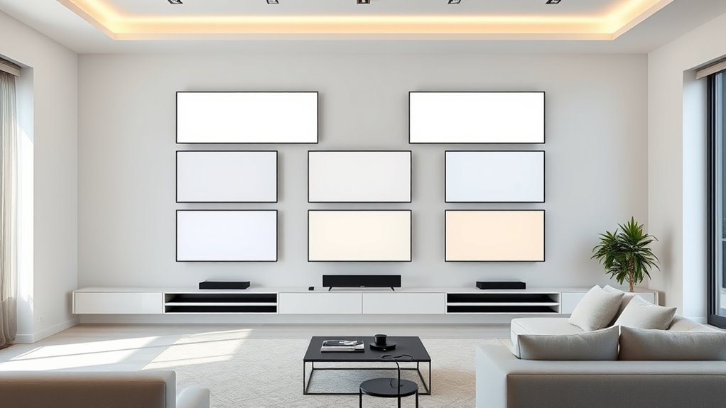 top projector screen color options