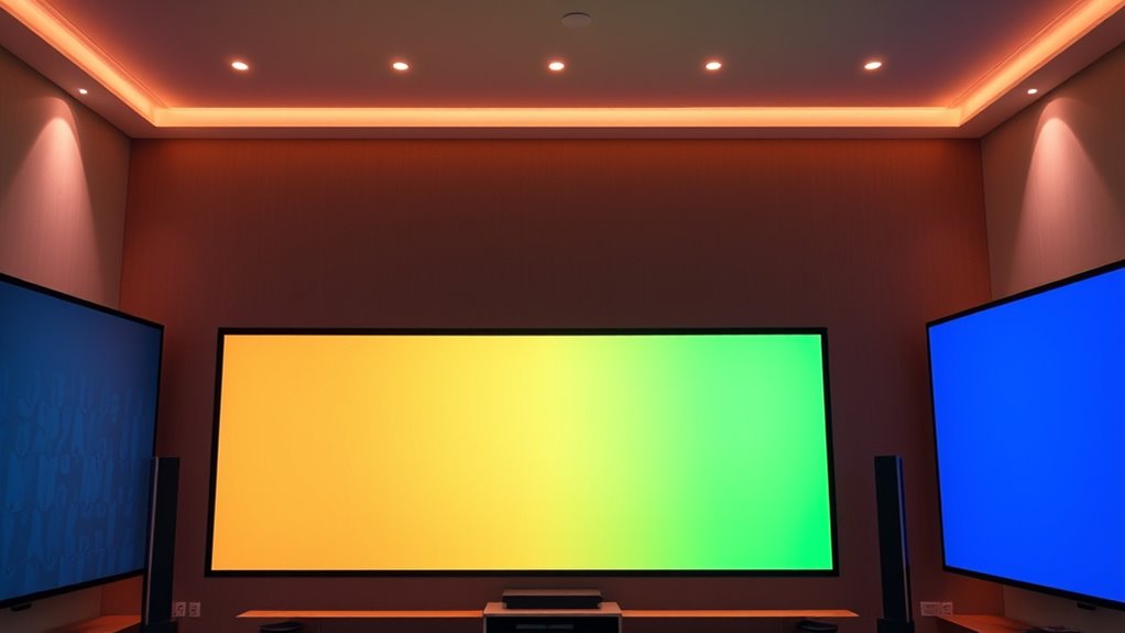 top projector screen color options