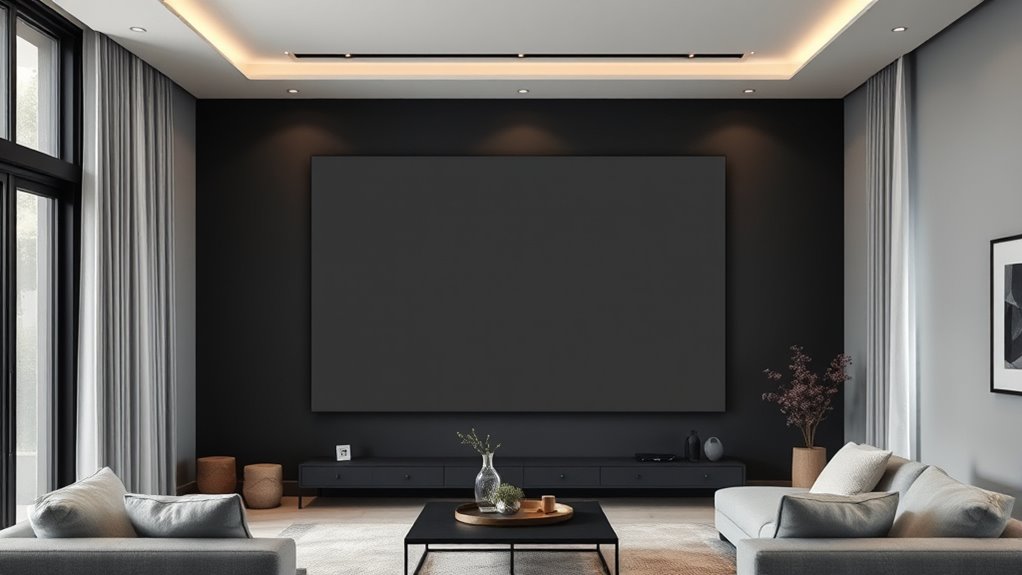 top projector screen paint colors