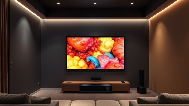 top projector wall colors