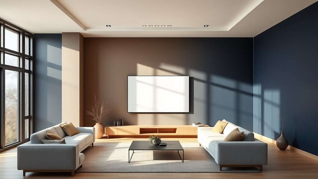 top projector wall colors