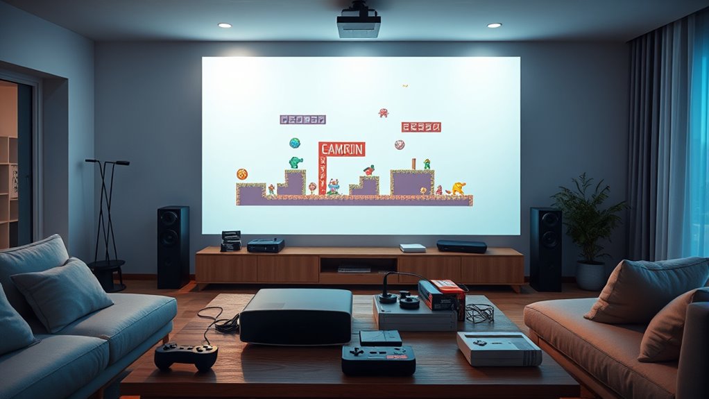 top retro gaming projectors