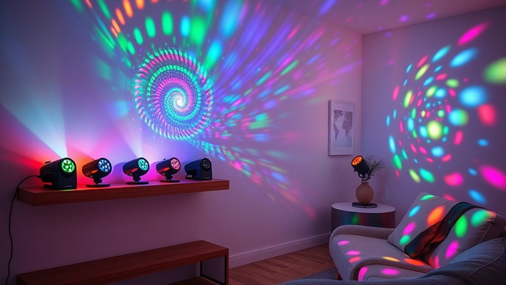 top room light projectors