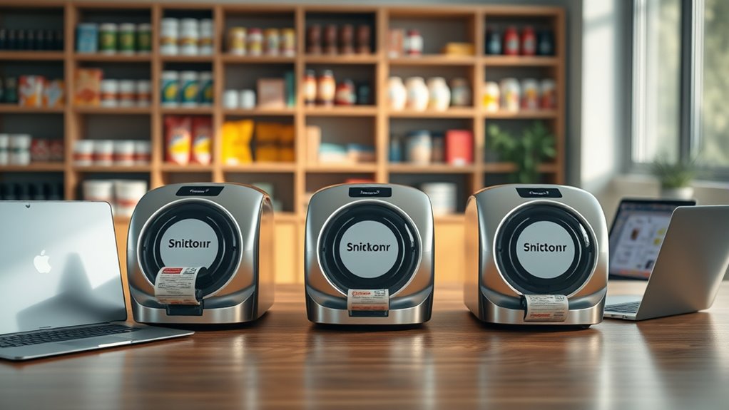 top round label printers