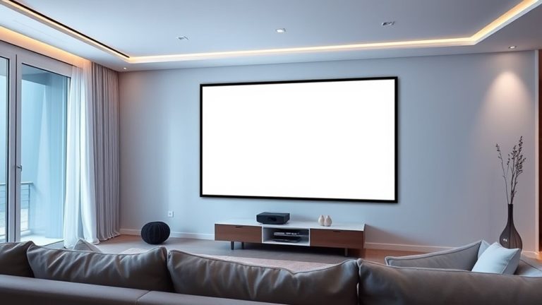 top short throw projector screens