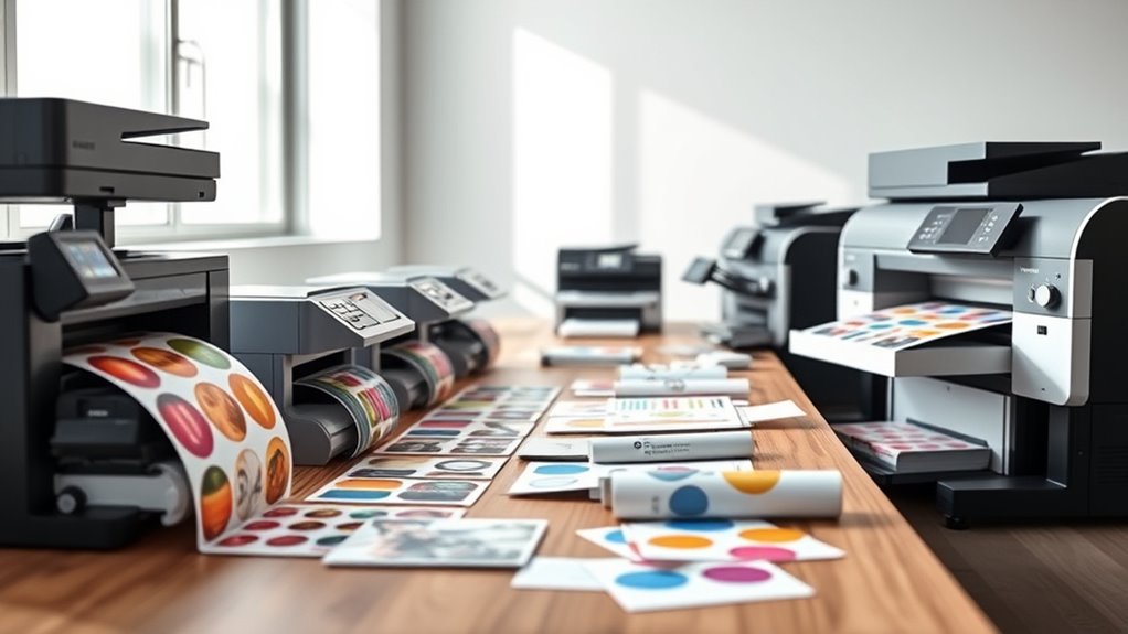 top sticker and cardstock printers