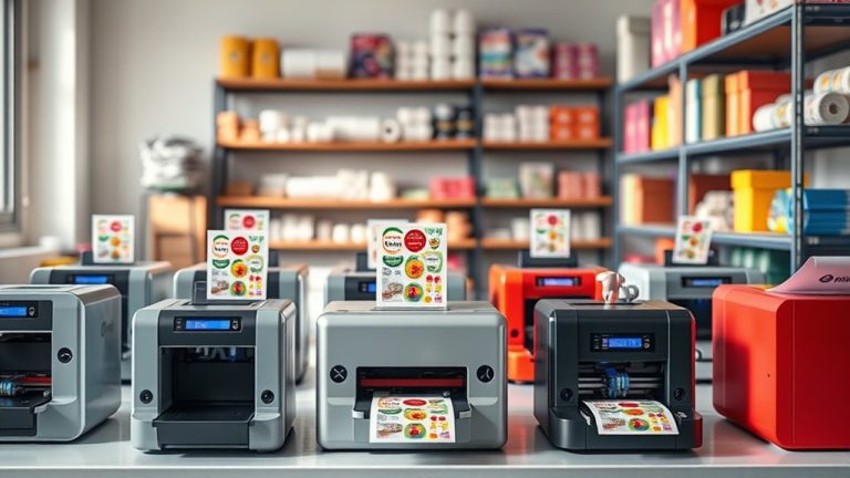 top sticker printer options