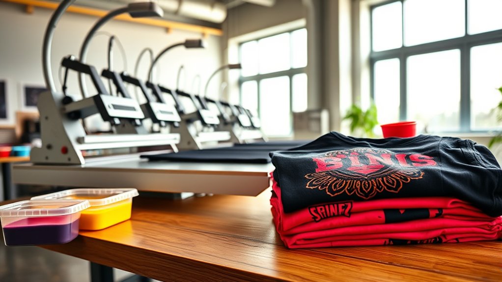 top t shirt screen printers