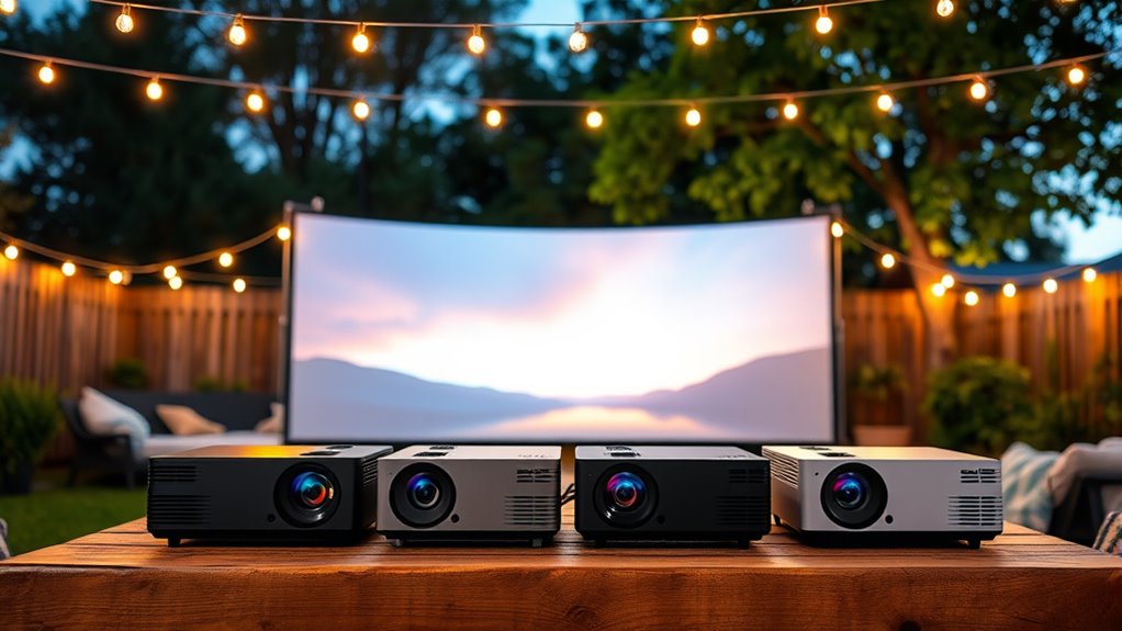 top waterproof outdoor projectors