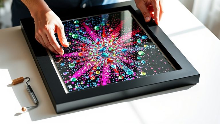 frame diamond art easily
