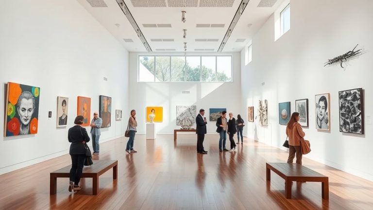 interpreting art gallery layout