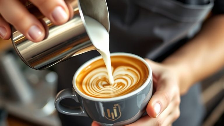 mastering latte art technique
