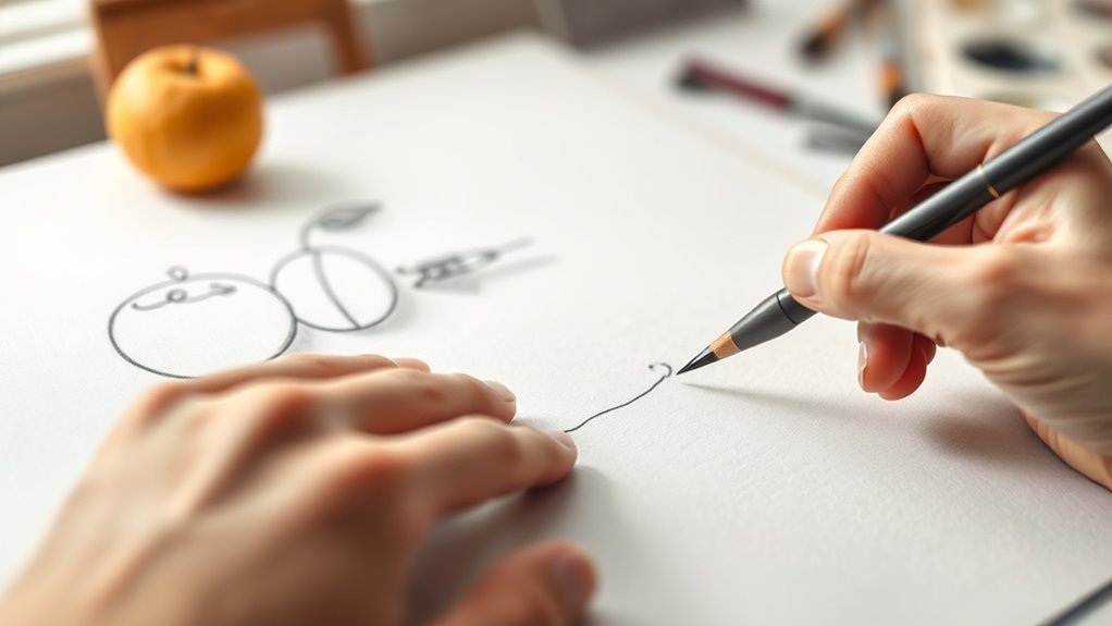 outline defining object shape