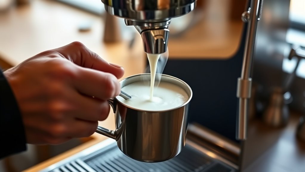 perfect milk steaming technique