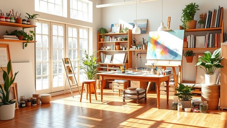 step by step art studio design