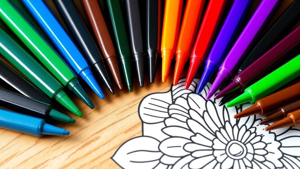 top markers for adult coloring