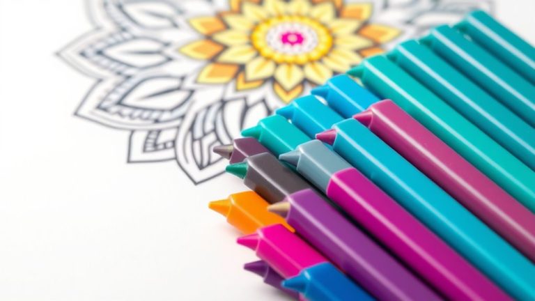 top vibrant mandala markers