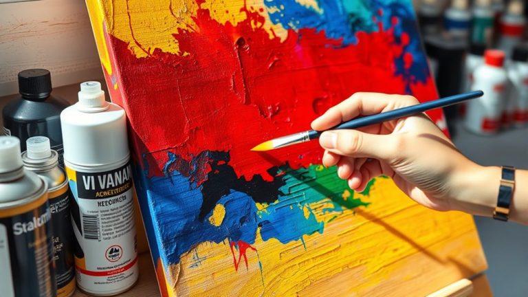 acrylic paint sealing techniques