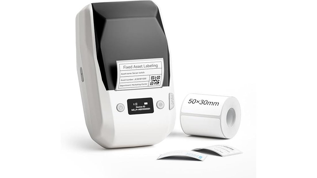 bluetooth thermal label maker