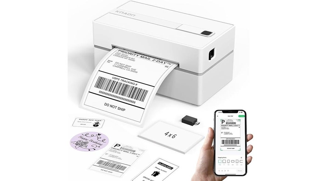 bluetooth thermal label printer