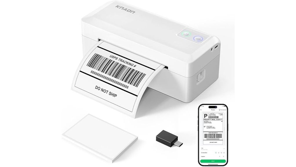 bluetooth thermal label printer