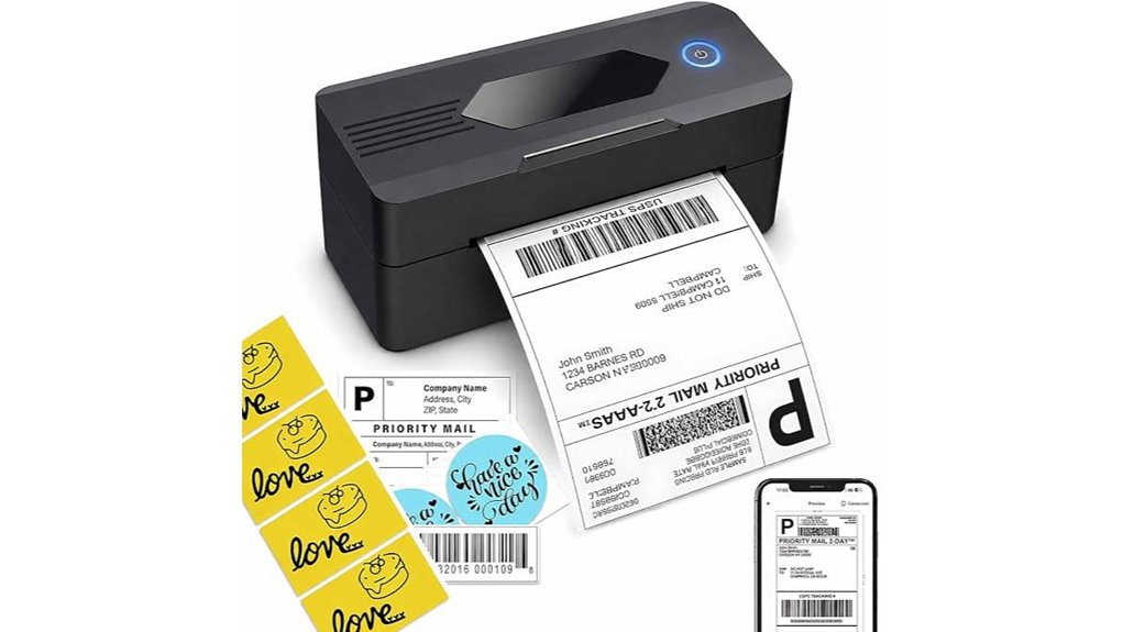 bluetooth thermal shipping printer