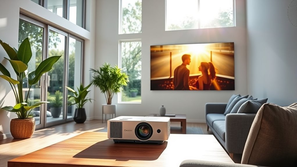bright room projector options