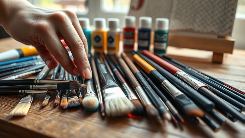 brush material and design