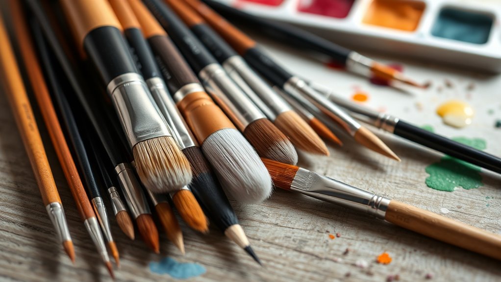 brush material shape size
