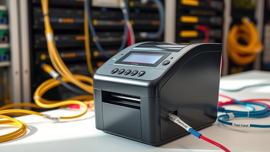 cable labeling printer considerations