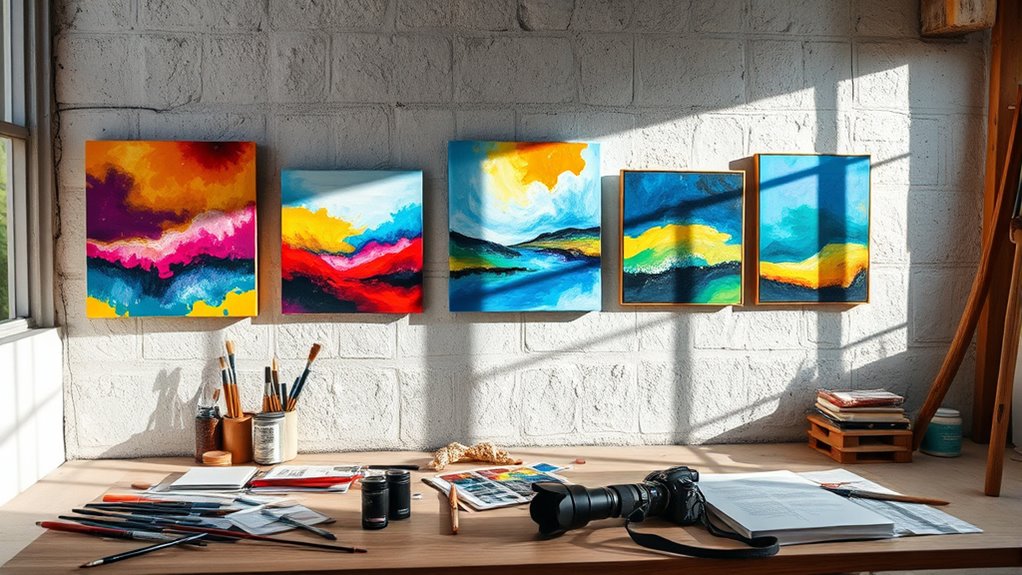 cohesive artistic growth showcase