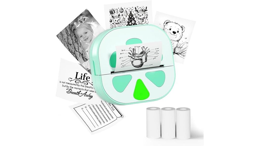 compact bluetooth sticker printer