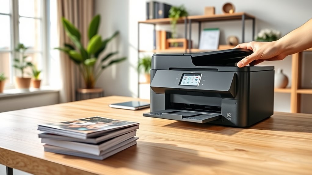 consider ink capacity and features