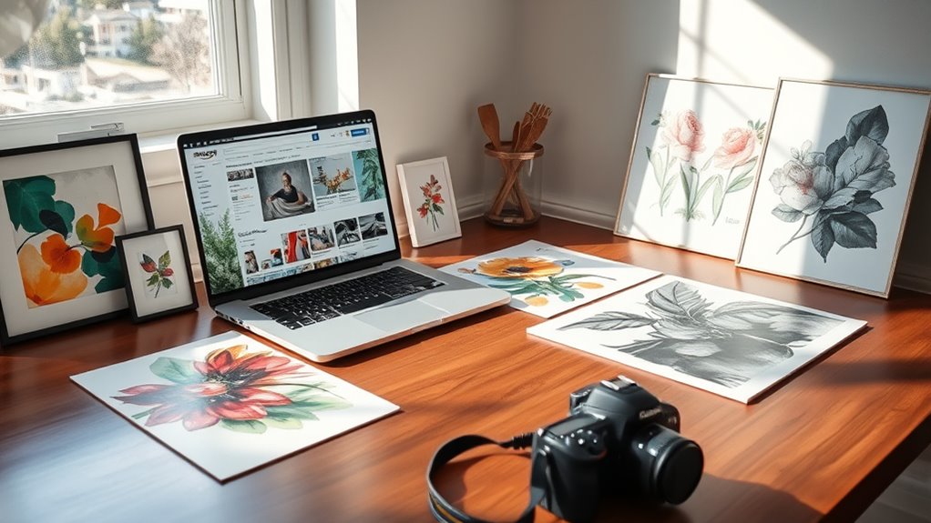 digital and print art