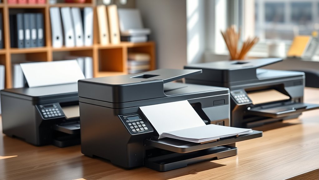 dual tray printer options