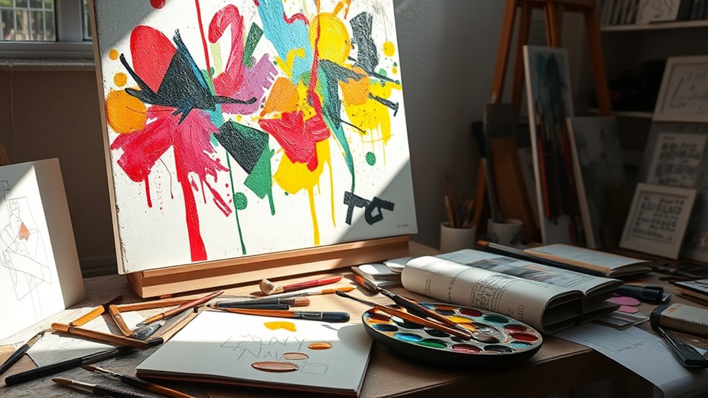 focus of the artwork