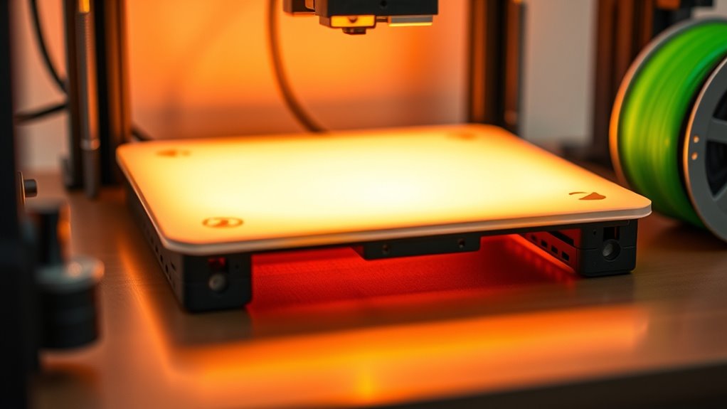 heated bed size and stability
