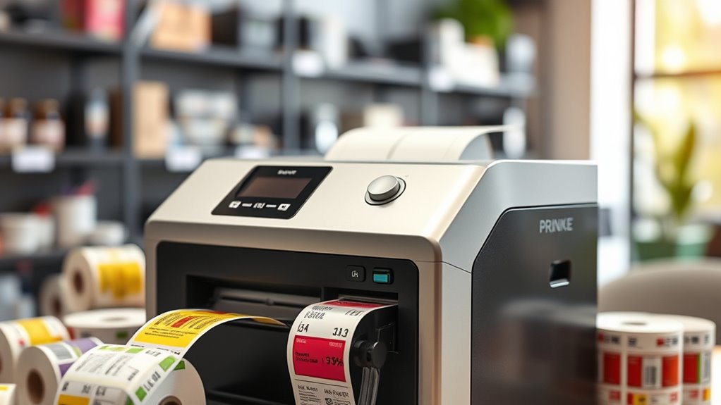 key label printer features