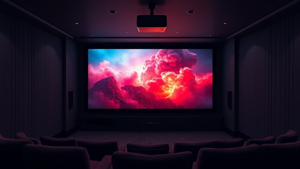 match size material projector