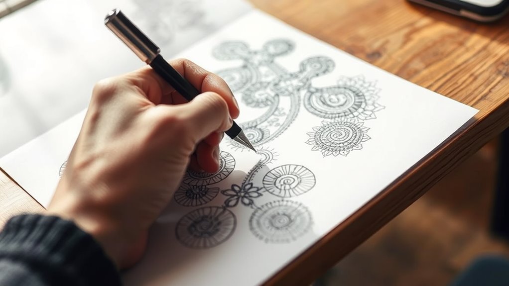 mindful calming art practice