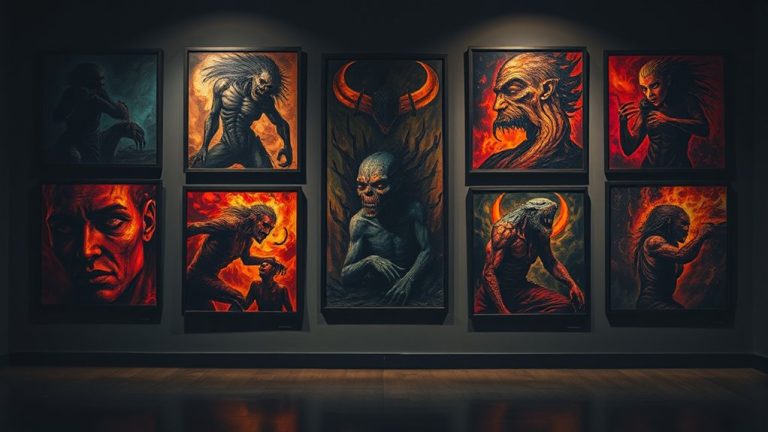 monster fighting art collection