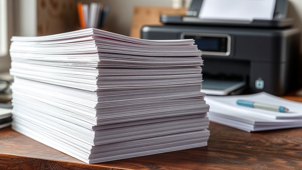 optimal printer paper weight