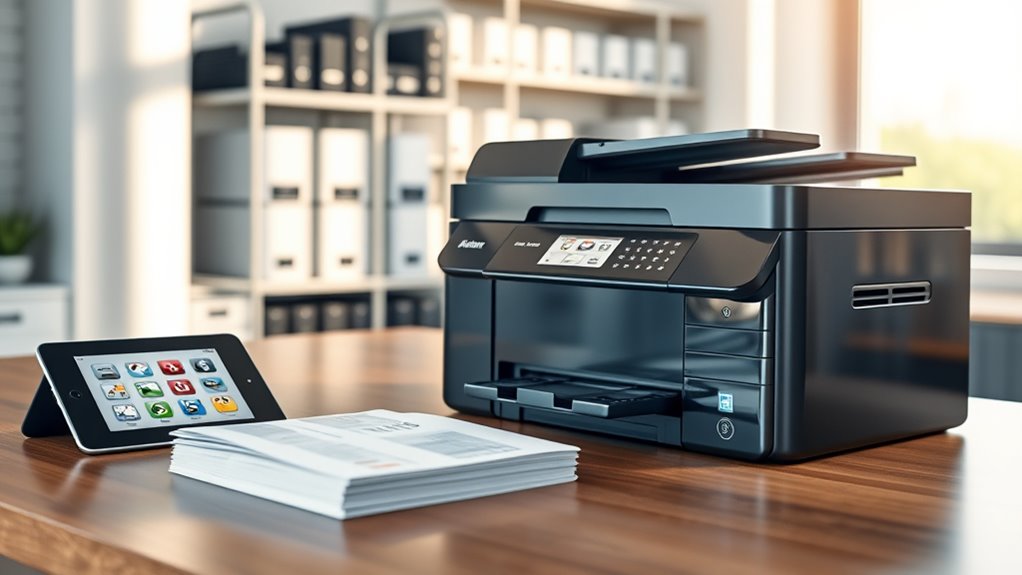 optimize printing and scanning efficiency