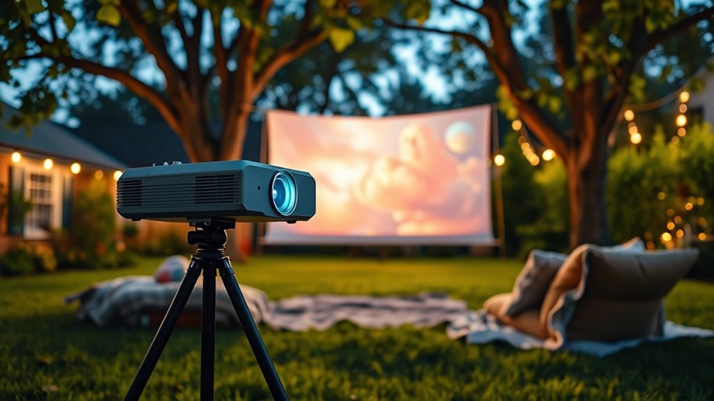 outdoor movie projector essentials