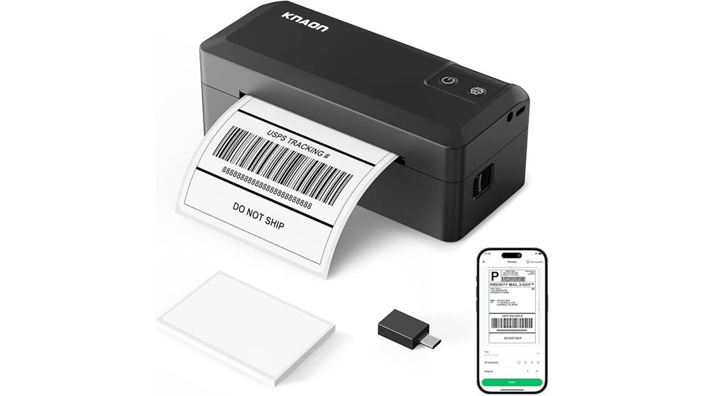 portable bluetooth label printer