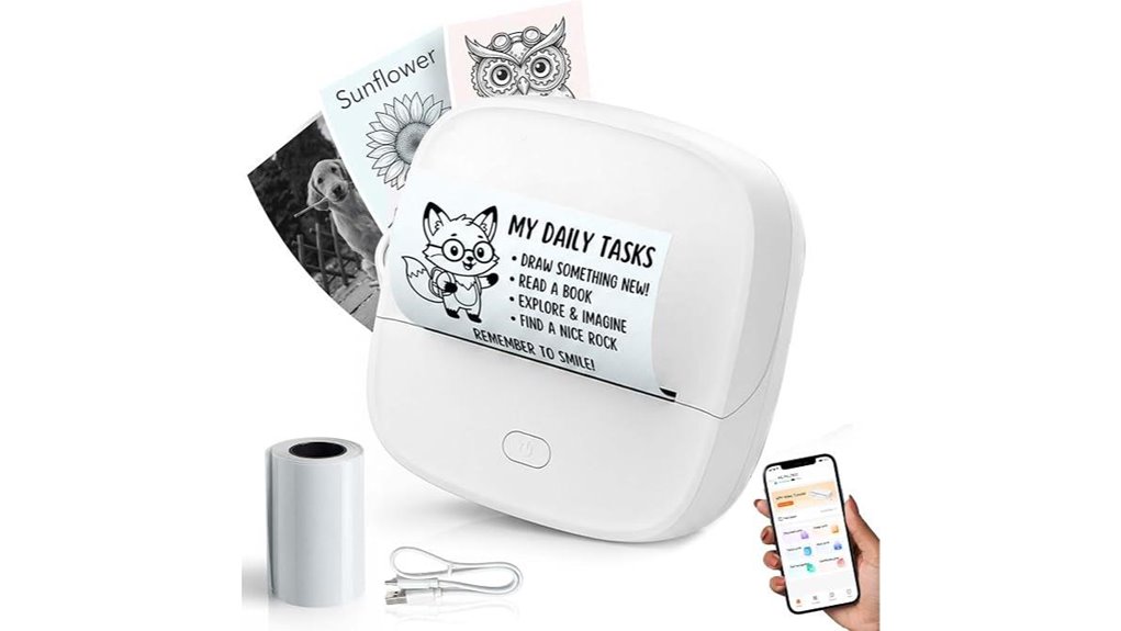 portable bluetooth label printer